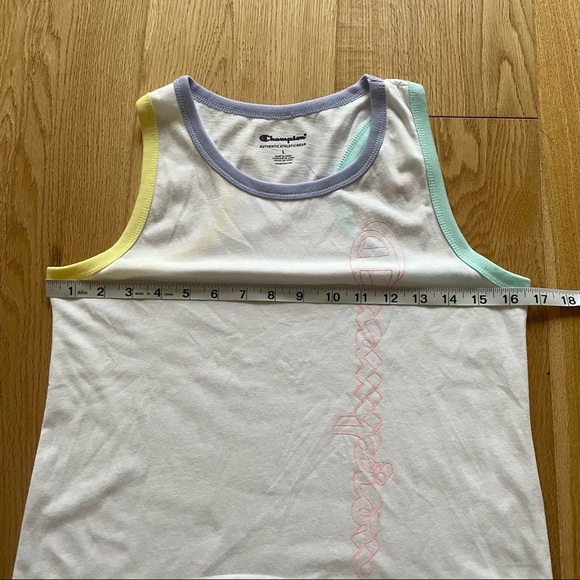 NWT CHAMPION RACERBACK WHITE TANK - L - Picture 14 of 15